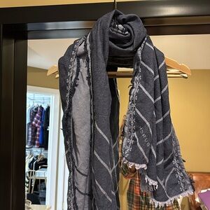 Tory Burch scarf blue